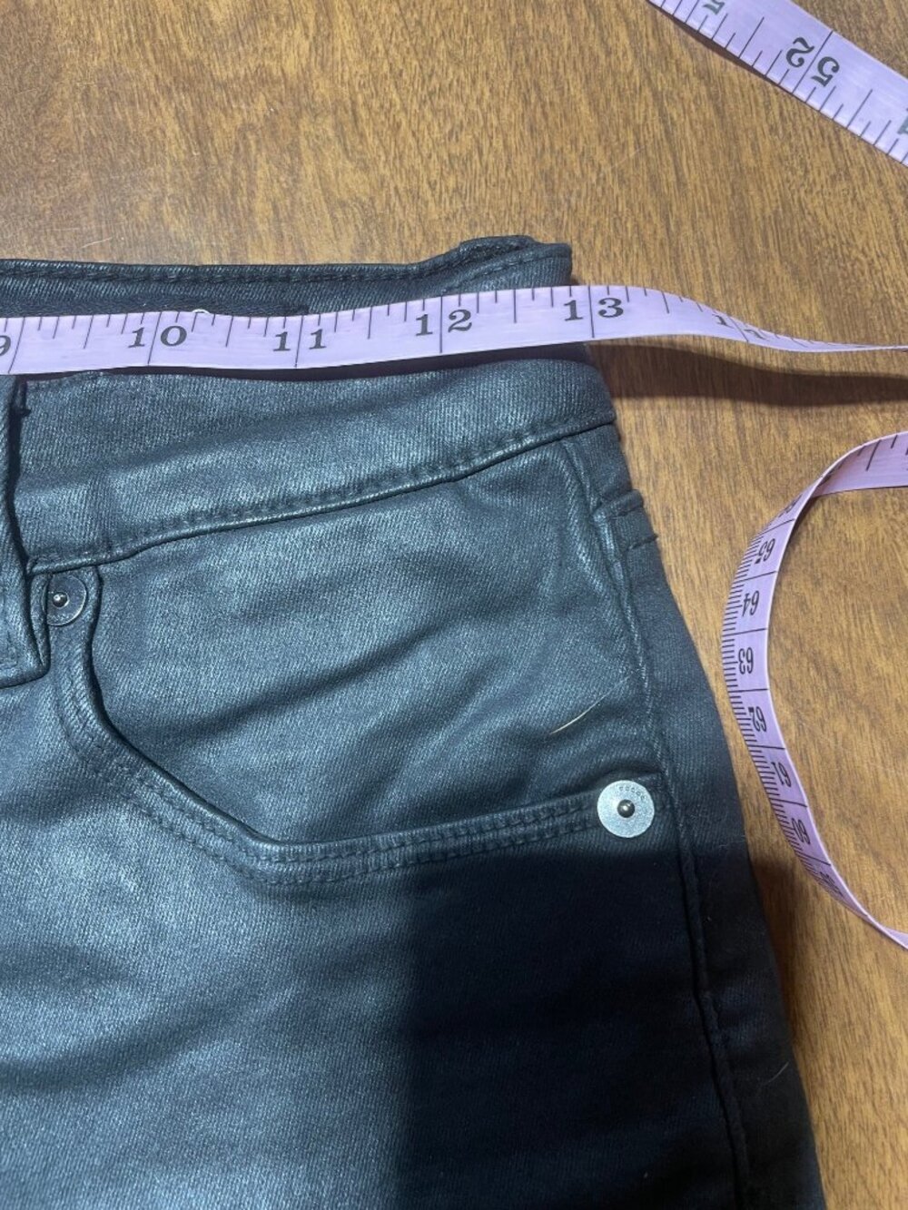 BlankNYC SPARTACUS THE GREAT JONES High Rise Skinny Black Button Fly Jeans 27 - Picture 4 of 12